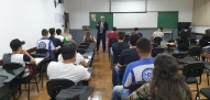 Palestra Feminicídio, com professor Pedro Sonego