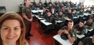 Palestra Professora Angélica Giosa No Tiro de Guerra