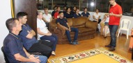 Professor Robson Recalcatti ministrando a palestra