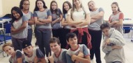 Alunos do Colégio Reinaldo Sass