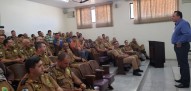 Coordenadores dos cursos de Graduação da Unidade de Paranavaí proferiram palestra para o 8° Batalhão da Polícia Militar