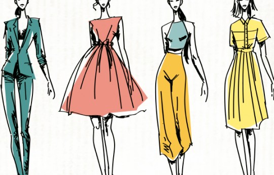 Oficina de Desenho de Moda Técnicas Iniciais