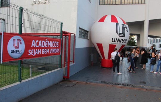 Unipar de Toledo recepciona acadêmicos para o ano letivo de 2020