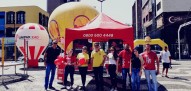 Unipar divulga cursos presenciais e semipresenciais na praça central de Francisco Beltrão