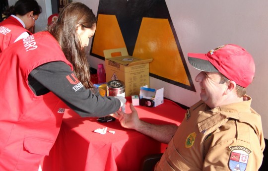 Cursos da Unipar integram ação no Posto da Polícia Rodoviária, em Toledo