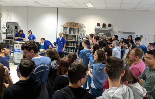 Alunos do Colégio Estadual Eduardo Virmond Suplicy participam de projeto de extensão do curso de Engenharia Civil